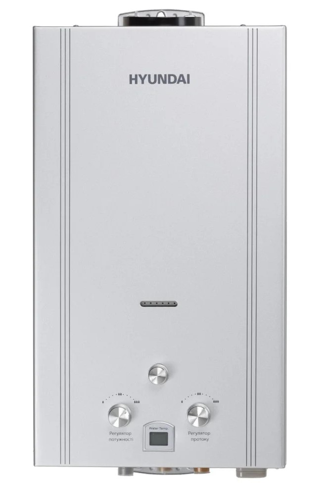 Колонка газова Hyundai ARIS20-06UA (срібло) - Колонки газові - Інтернет-магазин Газовик