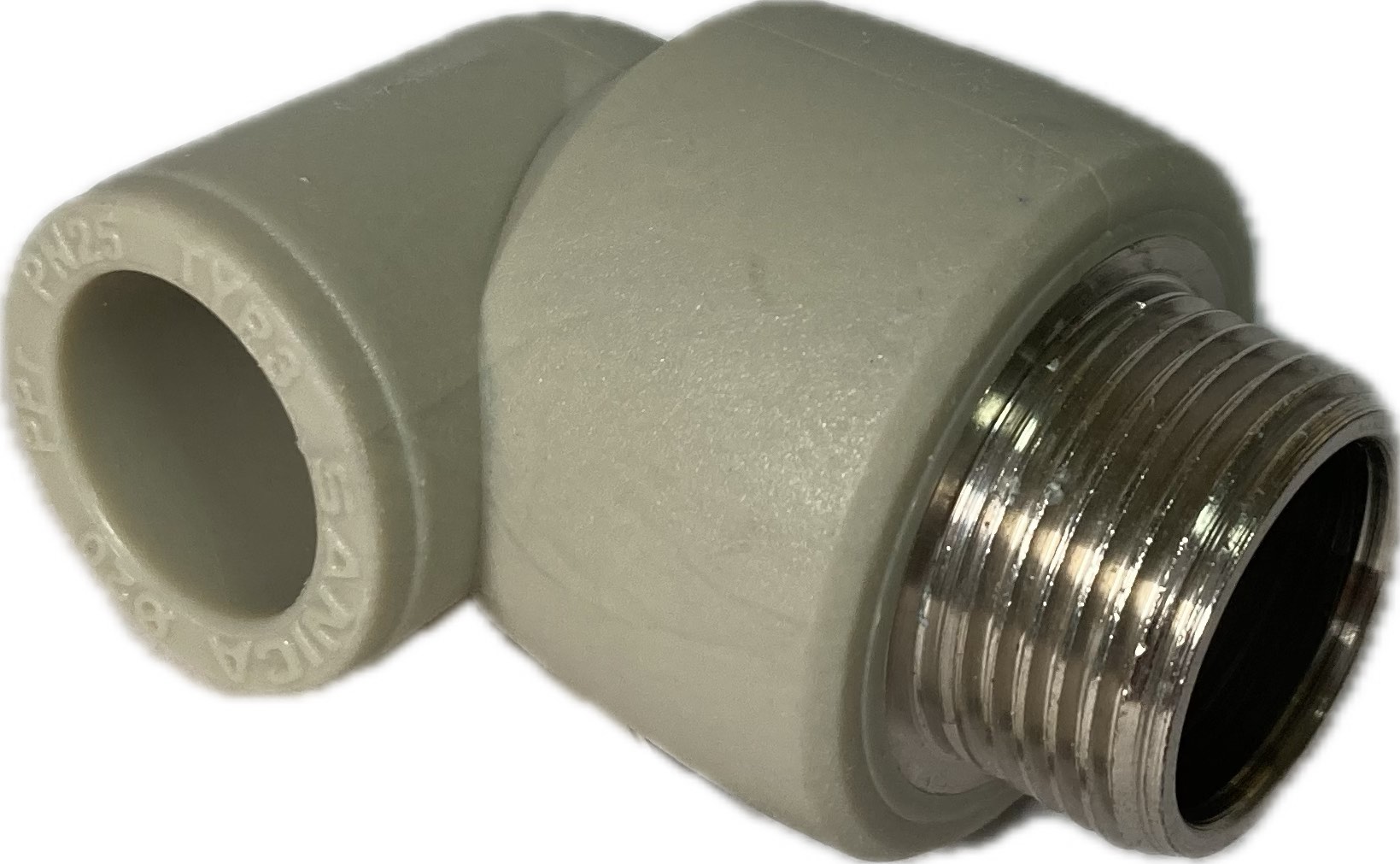 Куток комбінований SANICA ЗР Ø25 3/4" - Труби та фітинги - Інтернет-магазин Газовик