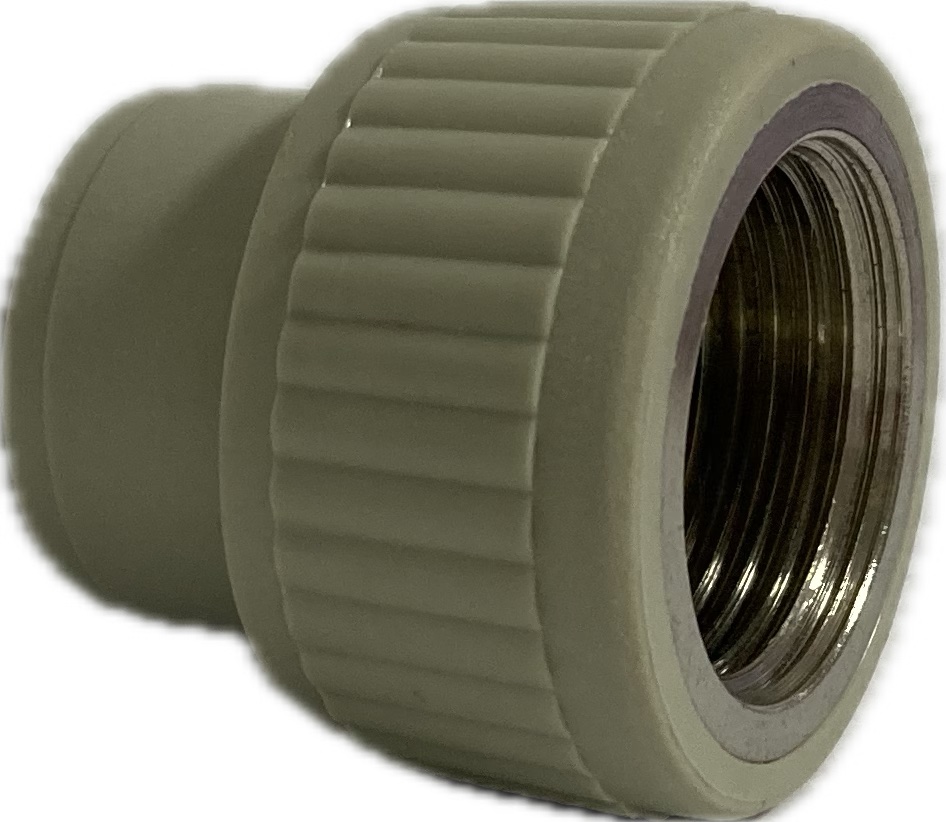 Муфта комбінована поліпропіленова SANICA ВР Ø32 1" - Труби та фітинги - Інтернет-магазин Газовик