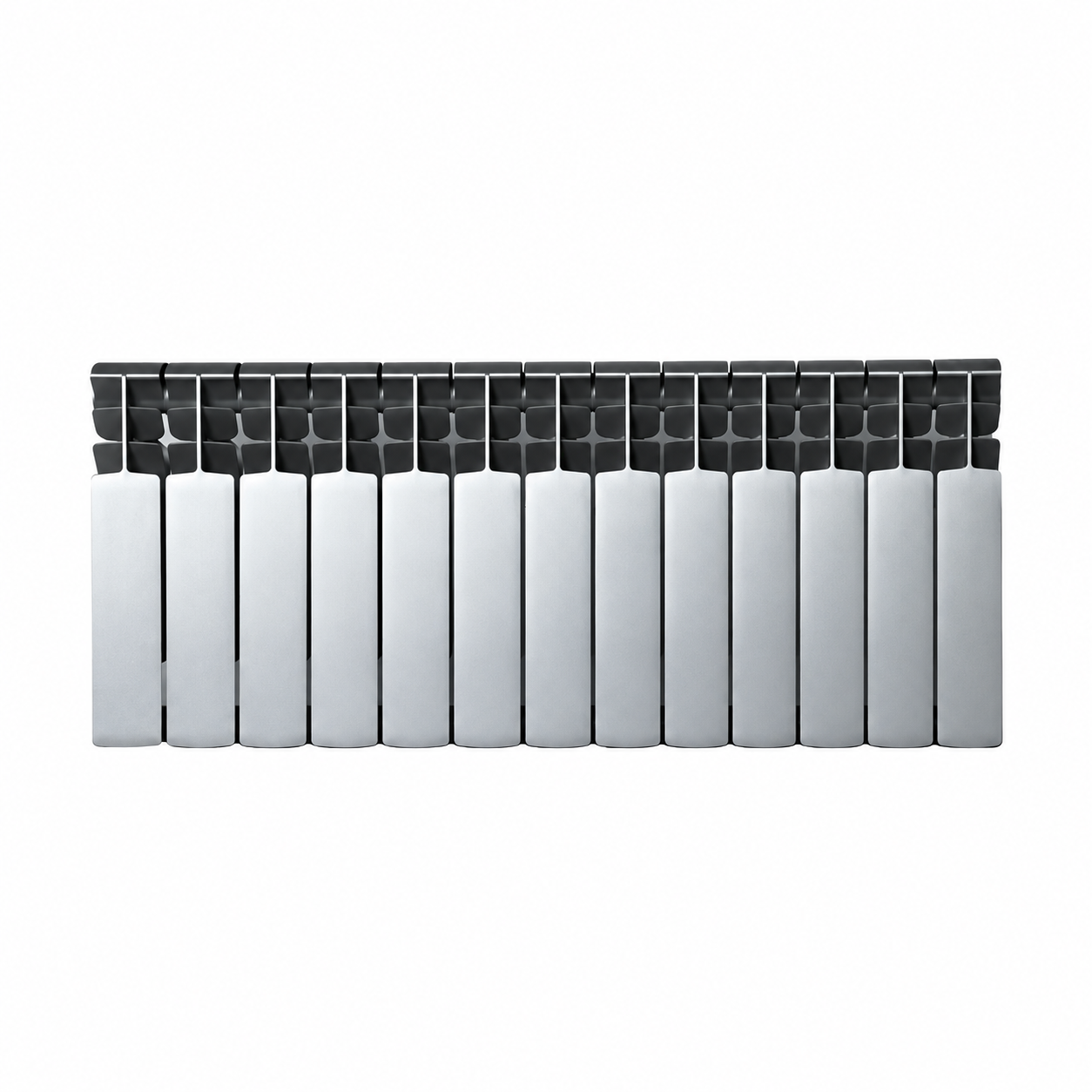 Радіатор біметалевий MIRADO 500×96 SILVER (12 секцій) - Радіатори - Інтернет-магазин Газовик