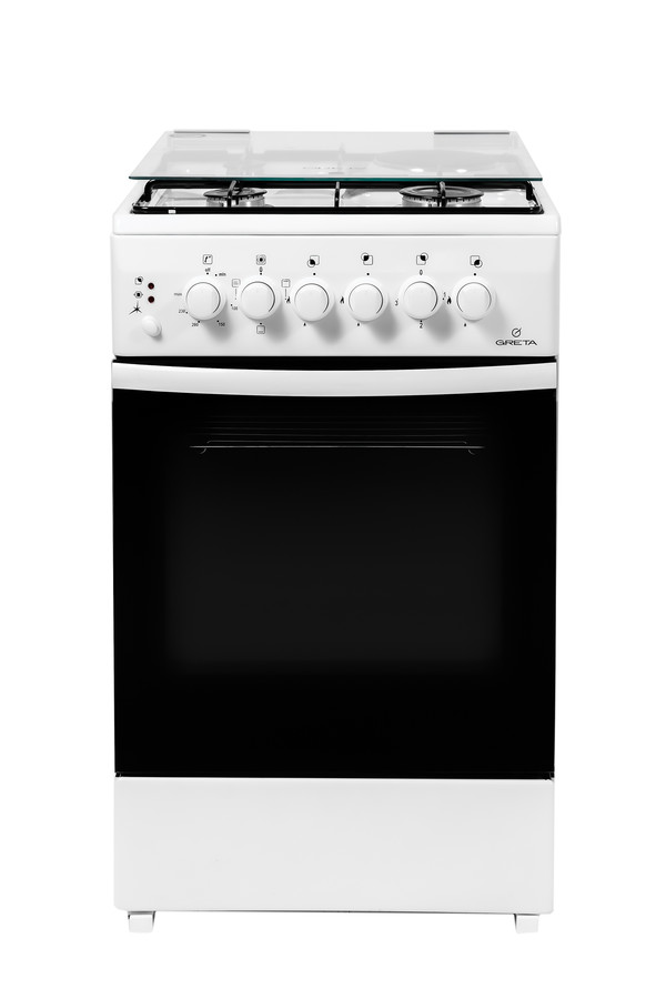 Плита газоелектрична GRETA 1470-ГЕ-00а біла - Плити кухонні - Інтернет-магазин Газовик