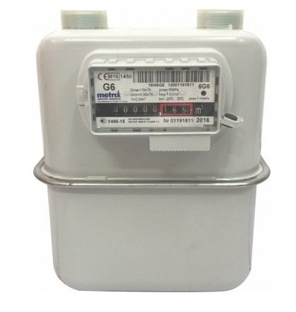 Счетчик газа G6 Metrix с термокомпенсатором  - Счетчики  - Интернет-магазин Газовик