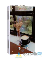 Колонка газовая Savanna 18кВт 10л LCD стекло Кофе - Колонки газовые - 