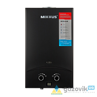 Колонка газова MIXXUS GWH-0210 BASIC BLACK димохідна 10 л/хв (колір чорний) (WH0023) - Колонки газові - 