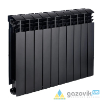 Радіатор секційний KOER ULTRA 100 bimetal 500L black (10 секцій) - Радіатори опалення - 
