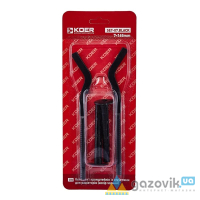 Кріплення настінне для радіатора 7х165, чорний колір (KR5189) - Комплектуючі - 