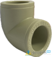 Куток поліпропіленовий SANICA 90° Ø25мм - Труби та фітинги - 