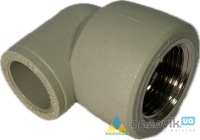 Куток комбінований SANICA ВР Ø25 1/2" - Труби та фітинги - 