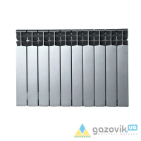 Радиатор биметаллический MIRADO 500×96 SILVER (10 секций) - Радиаторы отопления - 