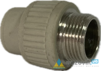 Муфта комбінована поліпропіленова SANICA ЗР Ø20 3/4