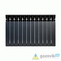 Радиатор биметаллический MIRADO 500×96 GRAPHITE (12 секций) - Радиаторы отопления - 