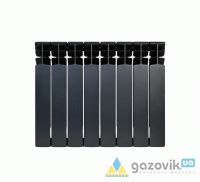 Радиатор биметаллический MIRADO 500×96 GRAPHITE (8 секций) - Радиаторы отопления - 