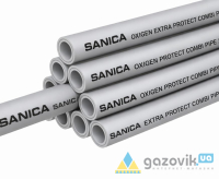 Поліпропіленова труба SANICA арм. алюмінієм Ø20х3,4мм PN25 - Труби та фітинги - 