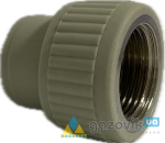 Муфта комбинированная полипропиленовая SANICA ВР Ø25 3/4" - Трубы и фитинги - Интернет-магазин Газовик - уменьшенная копия