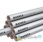 Поліпропіленова труба SANICA арм. скловолокном Ø25х4,2мм PN25 - Труби та фітинги - Інтернет-магазин Газовик - зменшена копія