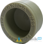 Заглушка поліпропіленова SANICA Ø25мм - Труби та фітинги - Інтернет-магазин Газовик - зменшена копія