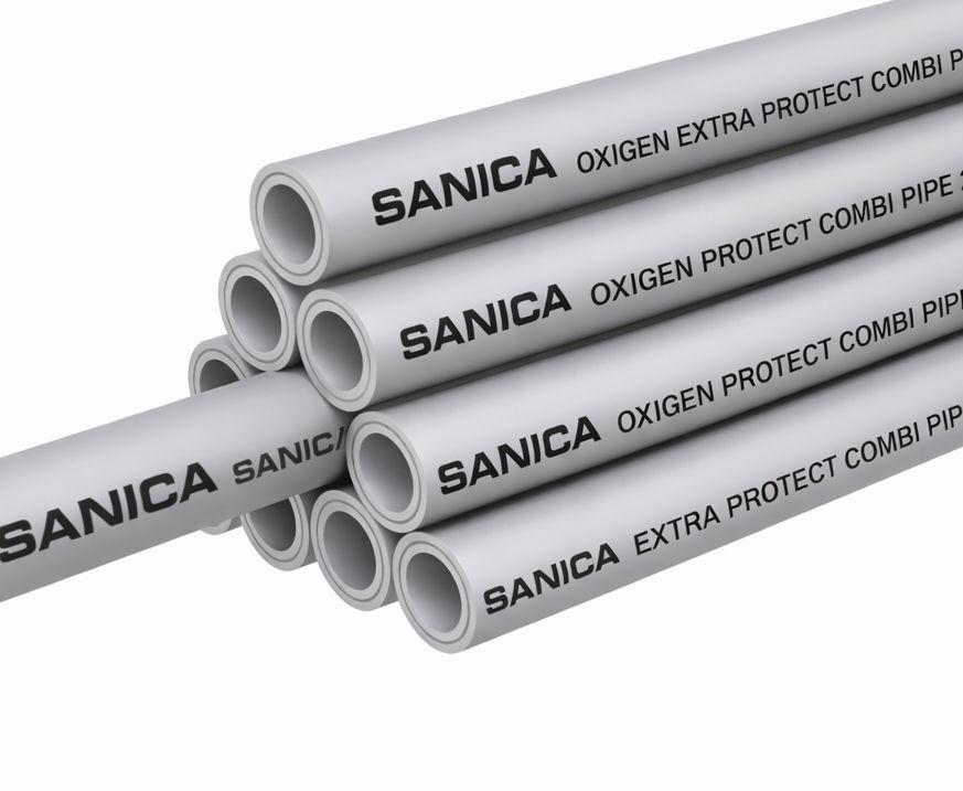 Поліпропіленова труба SANICA арм. алюмінієм Ø20х3,4мм PN25 - Труби та фітинги - Інтернет-магазин Газовик