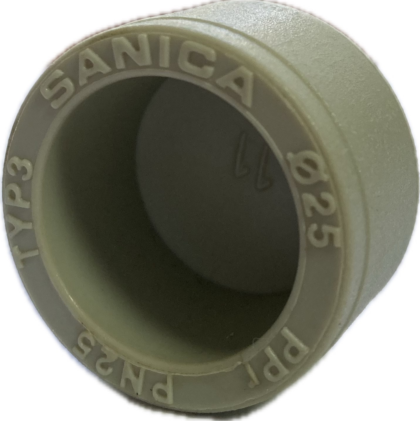 Заглушка поліпропіленова SANICA Ø50мм - Труби та фітинги - Інтернет-магазин Газовик